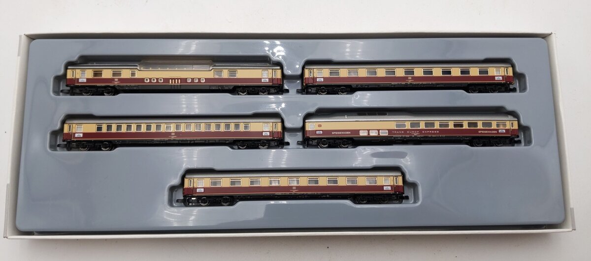 Marklin 87269 Z German Federal Railroad DB Rheingold Passenger Set