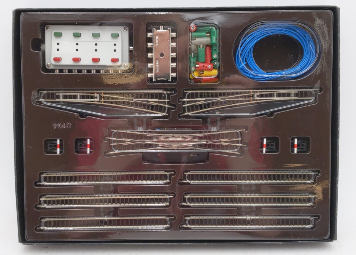 メルクリンZゲージ 拡張レールセット 8194 SET-T3 Marklin 8194 Z T3 Yard Track Switching Expander Set – Trainz