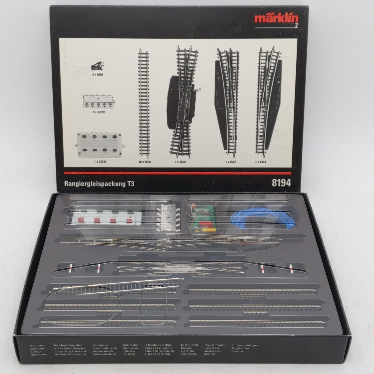 Marklin 8194 Z T3 Yard Track Switching Expander Set – Trainz