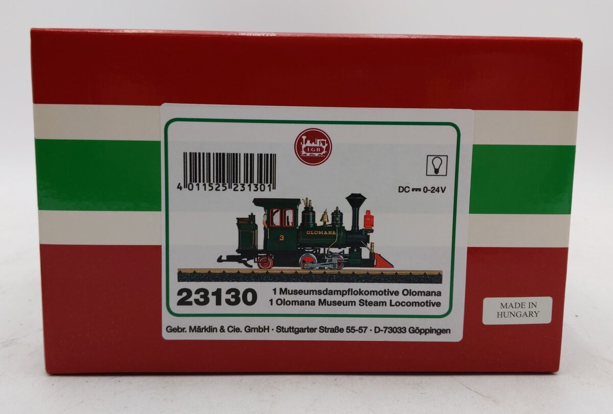 LGB 23130 G Olomana Museum Steam Locomotive – Trainz