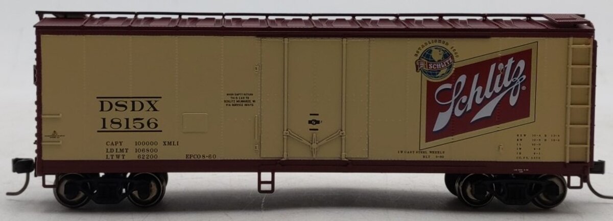 Atlas 20006334 HO Schlitz 40' Plug Door Boxcar #18156