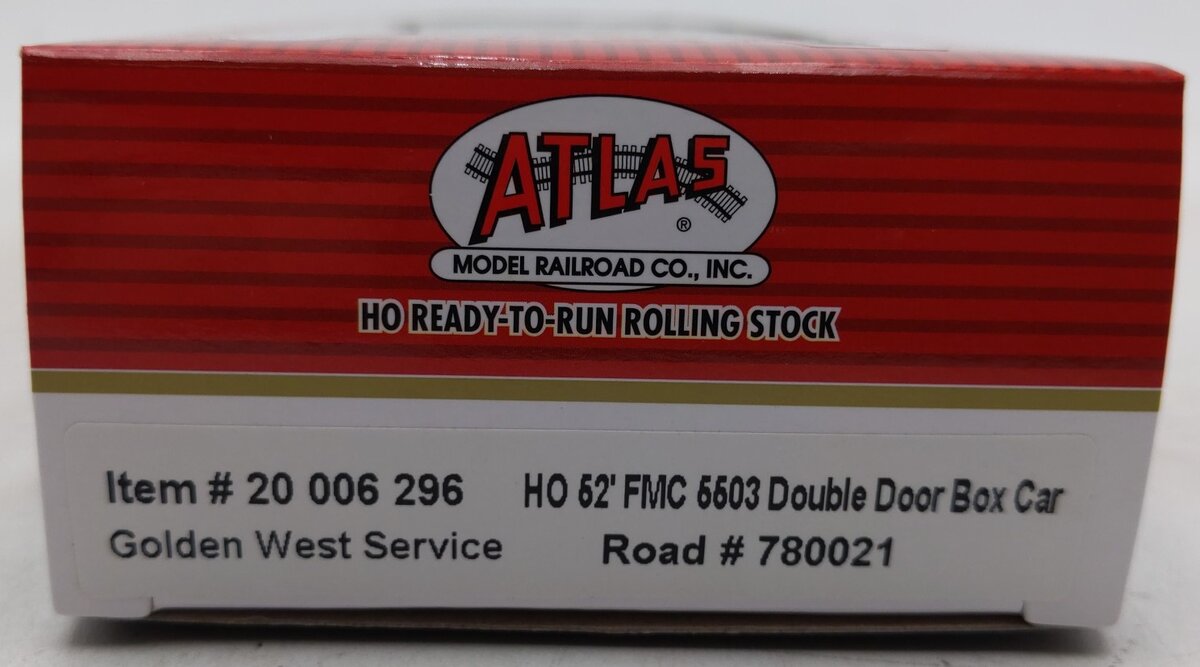 Atlas 20006296 HO Golden West Service FMC 5503 Double Door Boxcar #780021