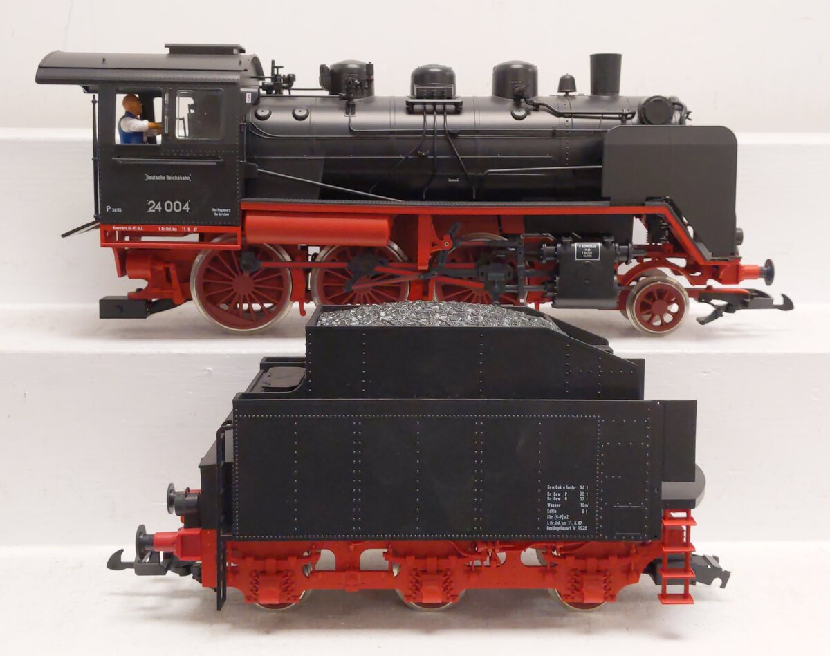 Piko 37222 G Scale Deutsche Reichsbahn IV BR24 Steam Locomotive