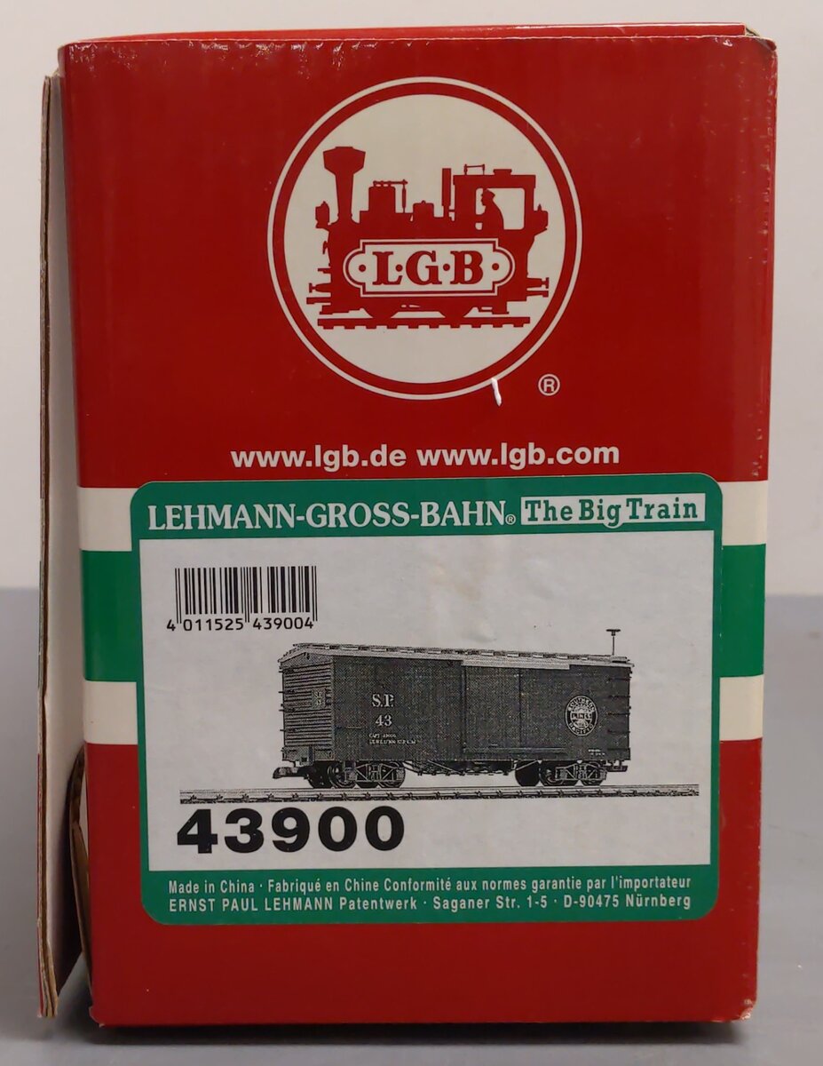 LGB 43900 SP® Composite Boxcar: #43 – Trainz