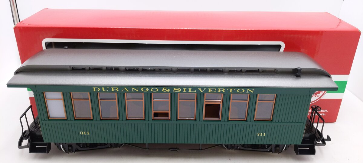LGB 36821 G Durango & Silverton Railroad Passenger Car #311