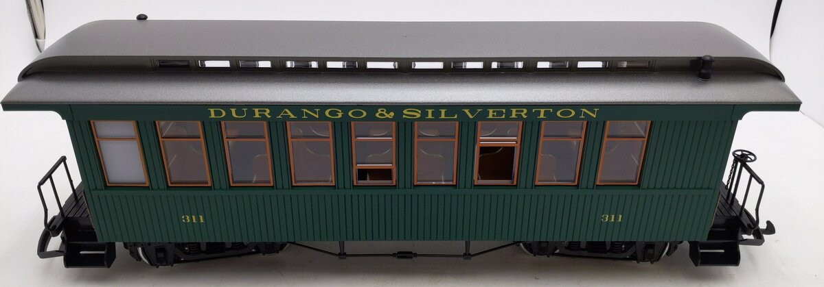 LGB 36821 G Durango & Silverton Railroad Passenger Car #311