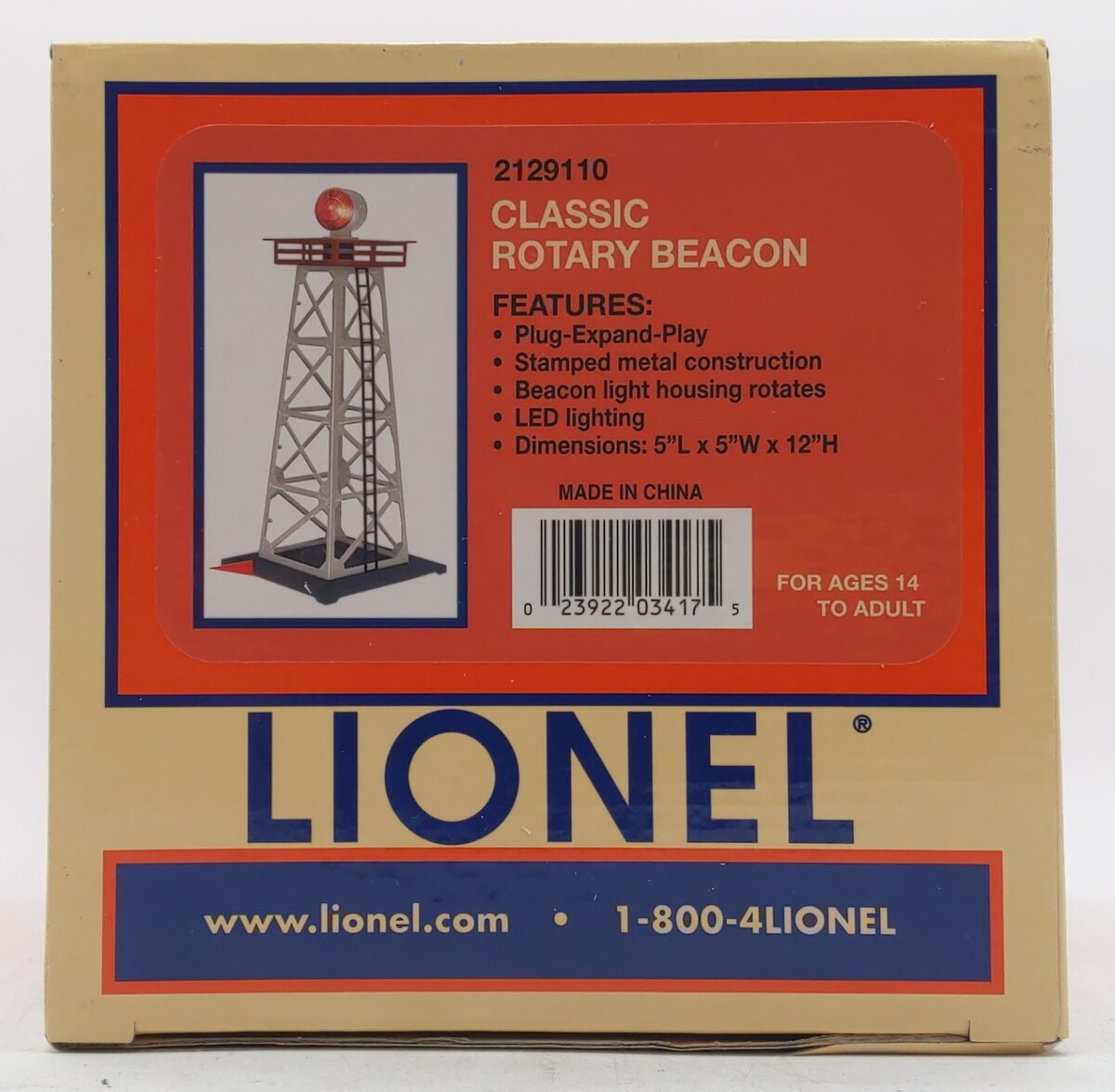 Lionel 2129110 O Classic Rotary Beacon