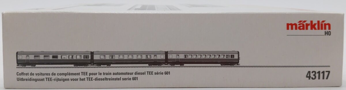 Marklin 43117 HO DB TEE Add On 3-Car Set