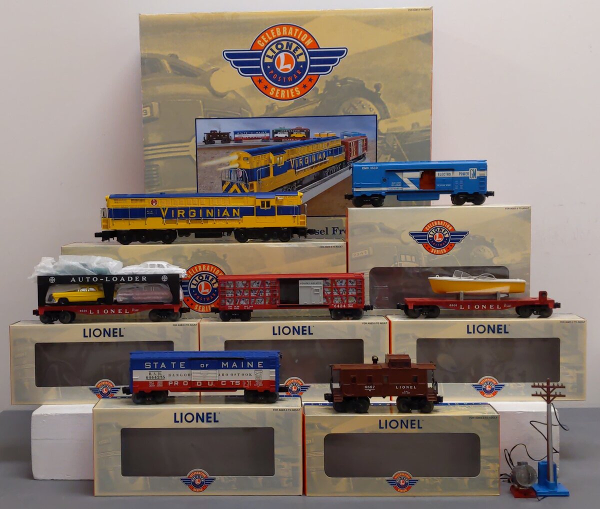 Lionel 6-31740 O Gauge PWC Virginian Diesel Freight Train Set #2519W