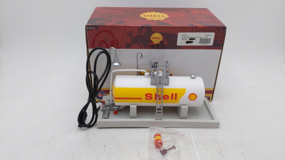 Lionel 6-83241 O Shell Oil Storage Tank With Light
