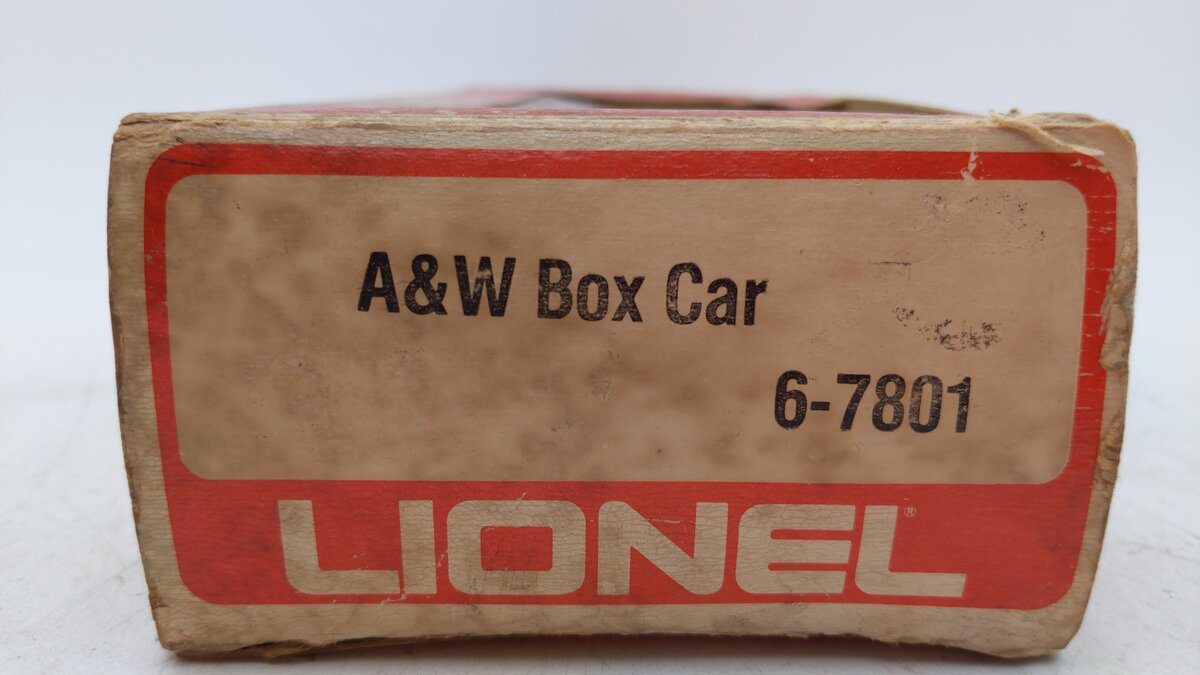 Lionel 6-7801 O Gauge A&W Root Beer Boxcar LN/Box
