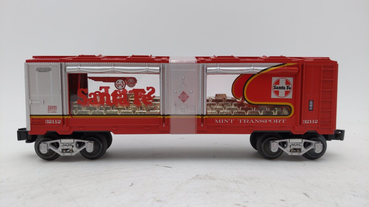 Lionel 6-52590 O Gauge LOTS 2011 Santa Fe War Bonnet Mint Car #32112 LN/Box