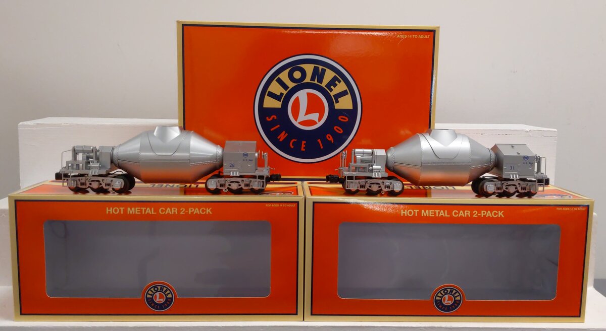 Lionel 6-83481 O US Steel Hot Metal Car (Pack of 2)