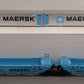 Lionel 6-36935 O Maersk Intermodal Maxi-Stack Car LN/Box