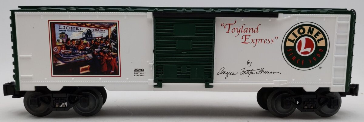 Lionel 6-35293 O Angela Trotta Thomas Toyland Express Christmas Boxcar LN/Box