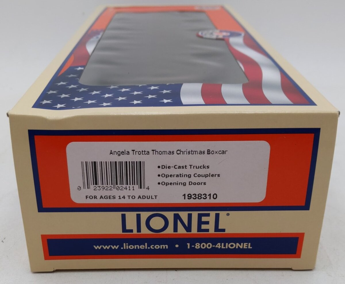 Lionel 1938310 O Gauge Angel Trotta Thomas Christmas Boxcar LN/Box