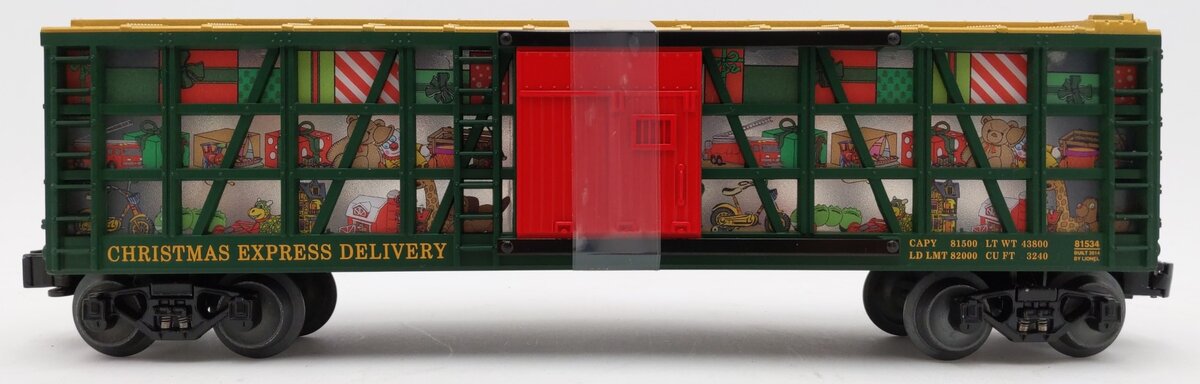 Lionel 6-81534 O Christmas Toys Stock Car