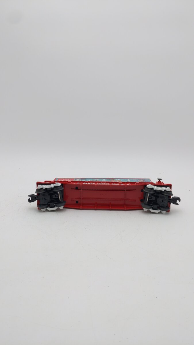 MTH 30-76820 O Christmas RailKing Flat Car w/40' Trailer