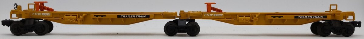 Lionel 6-16322 O Gauge TTUX Flatcar with 2 Sealand Trailers #16321, #16322 EX/Box