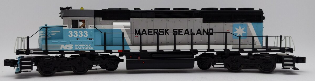 MTH 20-2468-3 Maersk/NS SD40 Non-Powered Diesel Engine #3333 EX/Box