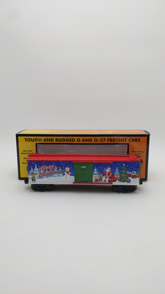 MTH 30-71113 O Christmas Santa Boxcar #2022 LN/Box