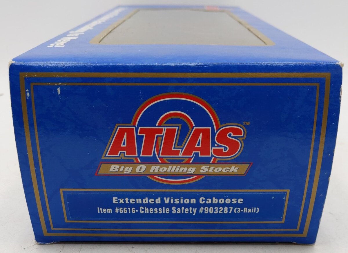 Atlas 6616 O Gauge Chessie System C&O Safety Caboose #903287 (3-Rail) MT/Box
