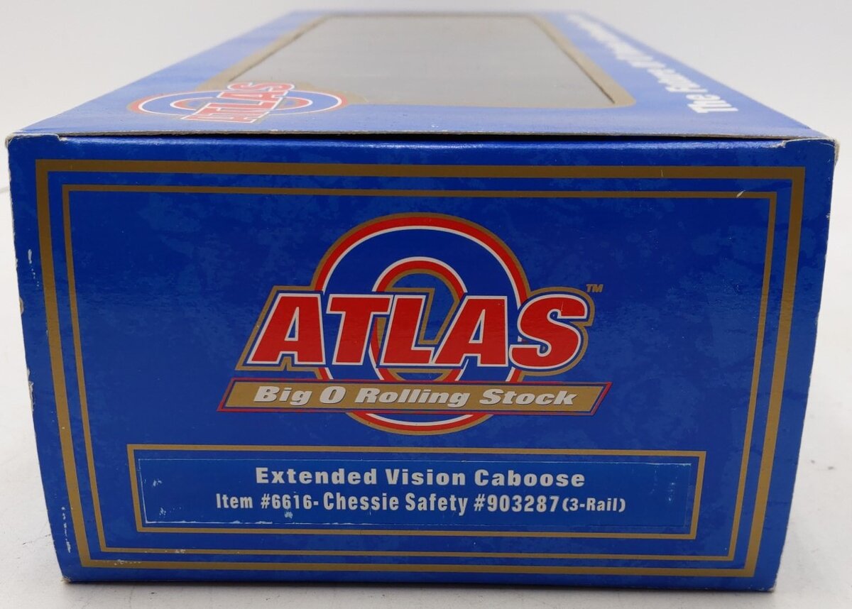 Atlas 6616 O Gauge Chessie System C&O Safety Caboose #903287 (3-Rail) MT/Box