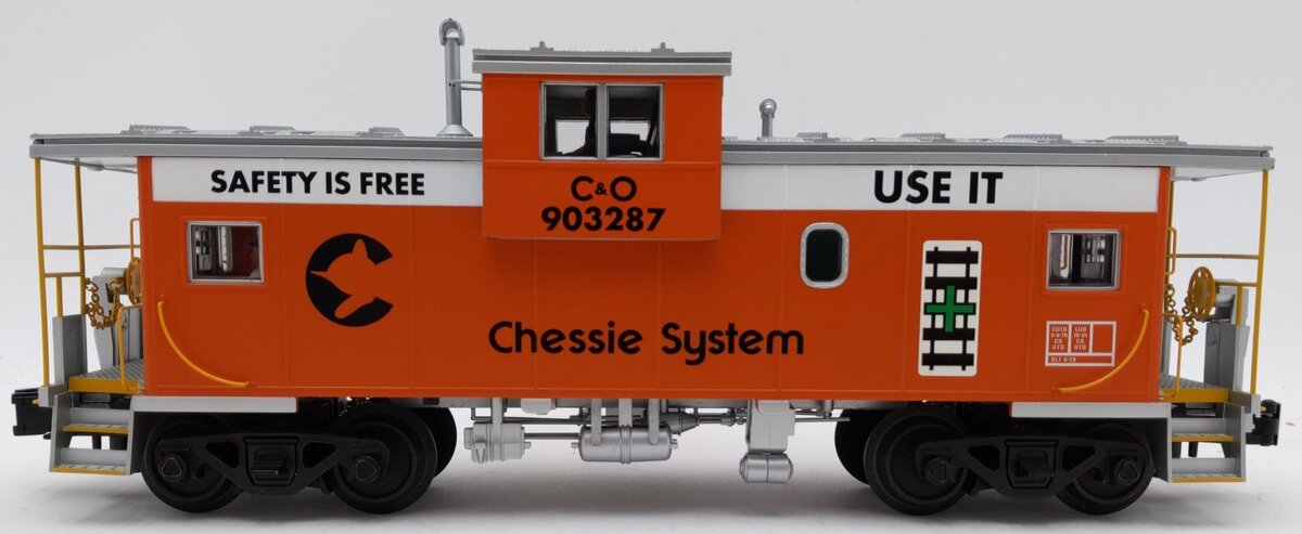Atlas 6616 O Gauge Chessie System C&O Safety Caboose #903287 (3-Rail) MT/Box