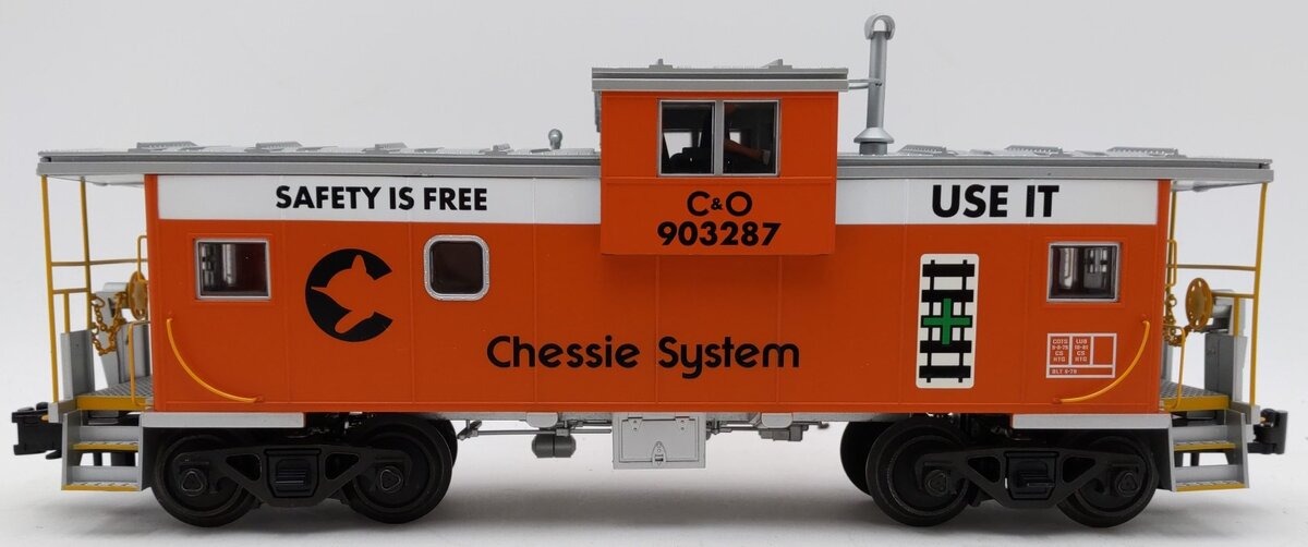 Atlas 6616 O Gauge Chessie System C&O Safety Caboose #903287 (3-Rail) MT/Box