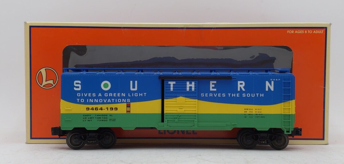 Lionel 6-29257 O Gauge Southern Wave Boxcar #9464-199 EX/Box