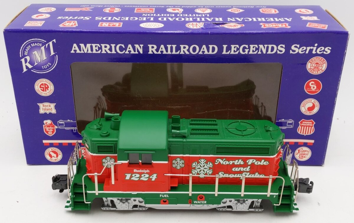 RMT 924501 O Christmas BEEP GP7 Diesel Locomotive #1224 Rudolph