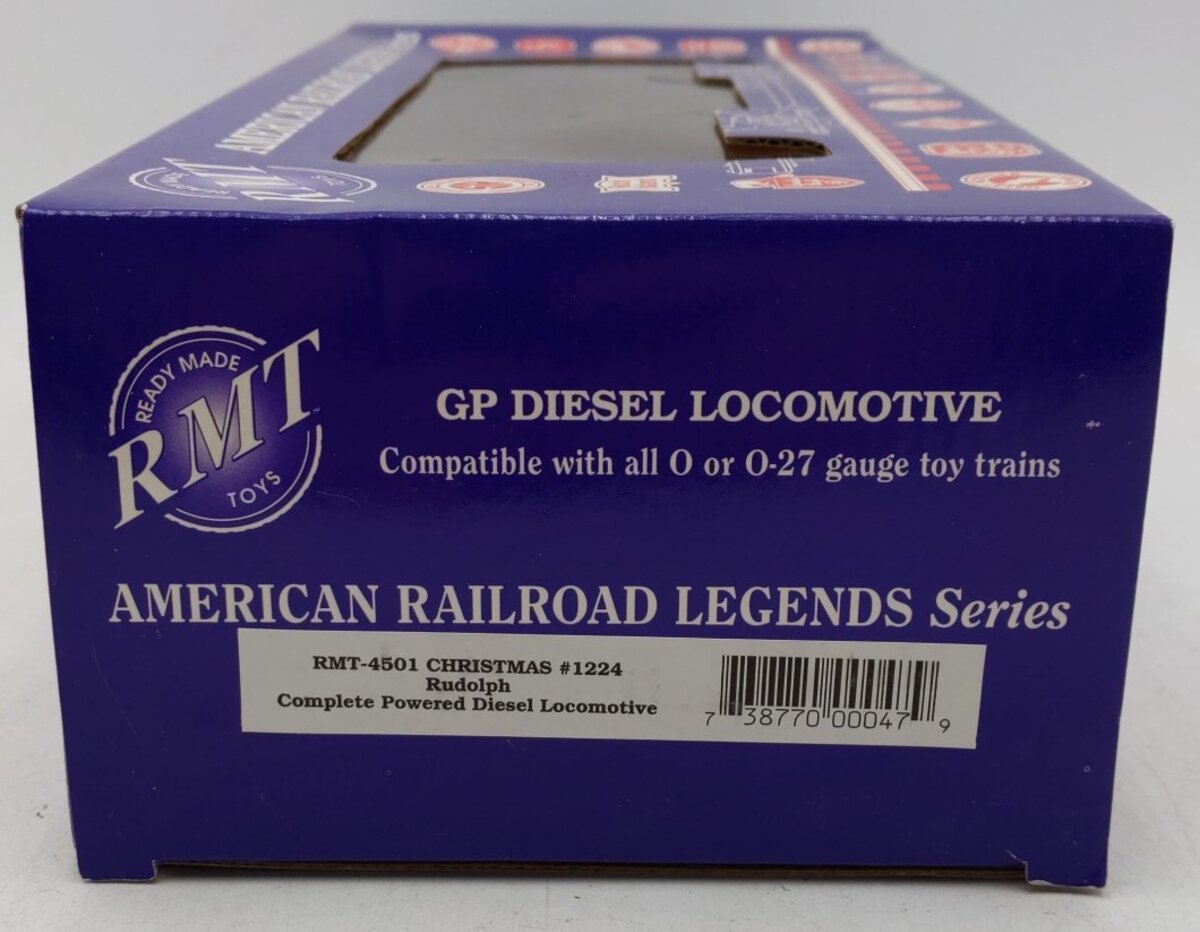 RMT 924501 O Christmas BEEP GP7 Diesel Locomotive #1224 Rudolph