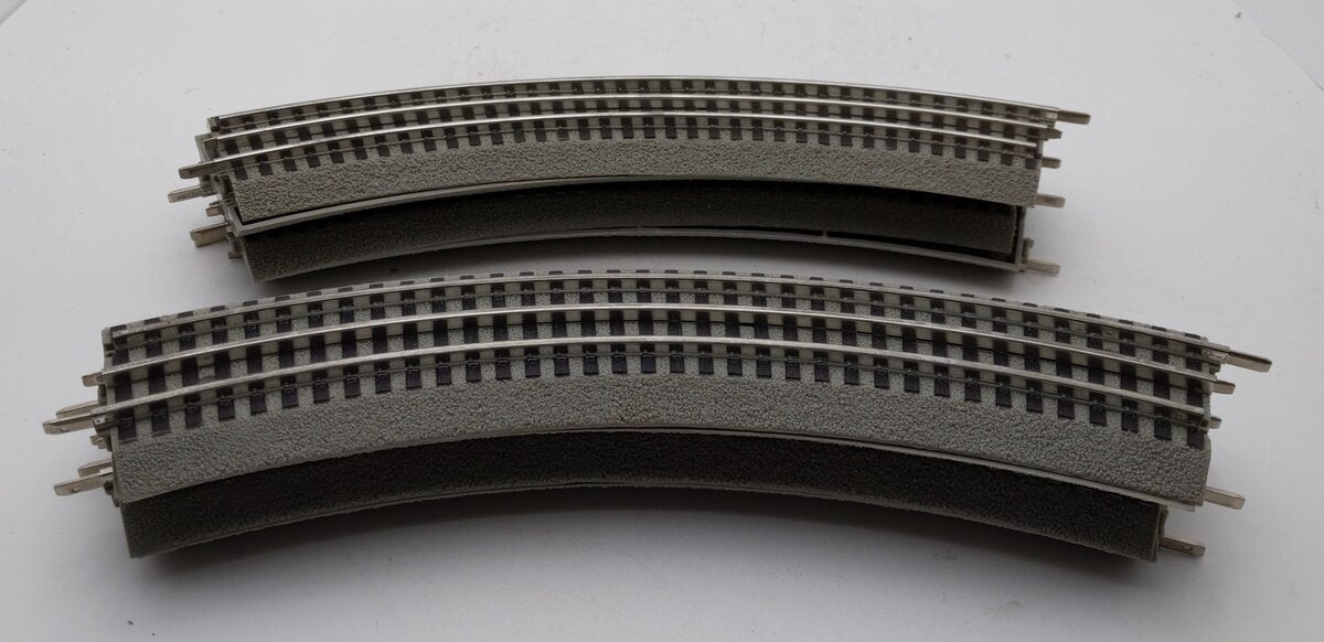 Lionel 6-12015 O FasTrack O36 45-Degree Curved Track (8) LN