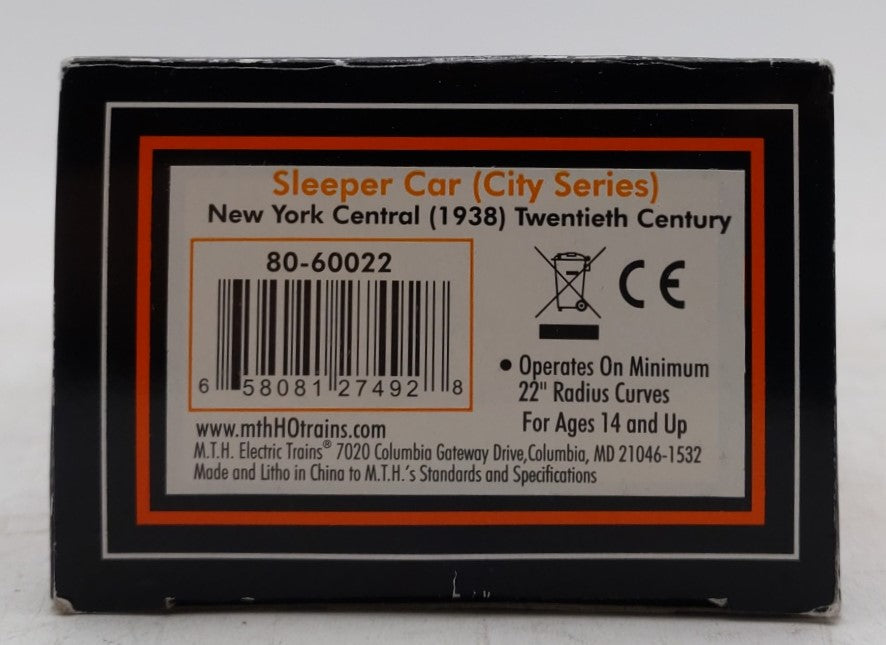 MTH 80-60022 HO New York Central 'City of Dayton' 4-4-2 Sleeper Car