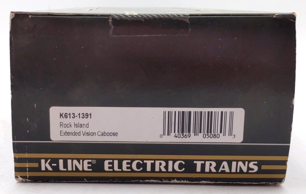 K-Line K613-1391 O Gauge Rock Island Extended Vision Caboose #17011 LN/Box