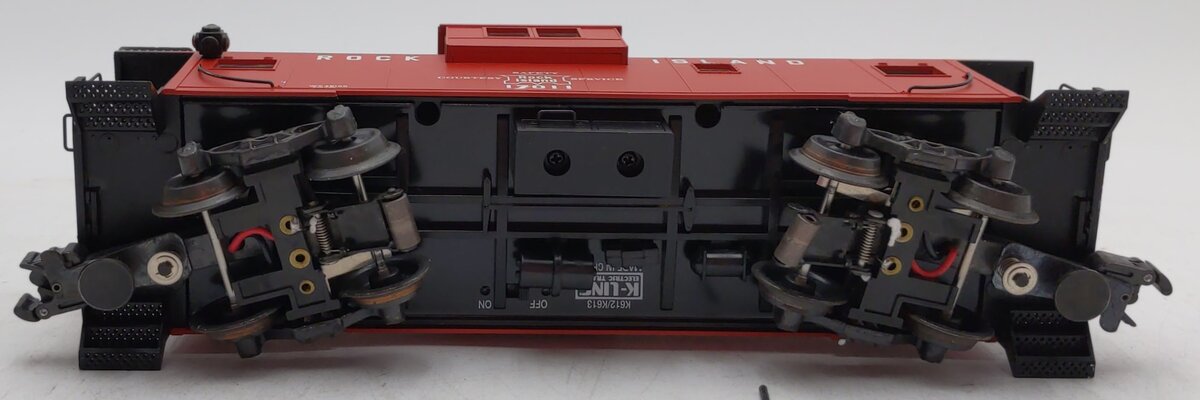 K-Line K613-1391 O Gauge Rock Island Extended Vision Caboose #17011 LN/Box