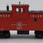 K-Line K613-1391 O Gauge Rock Island Extended Vision Caboose #17011 LN/Box