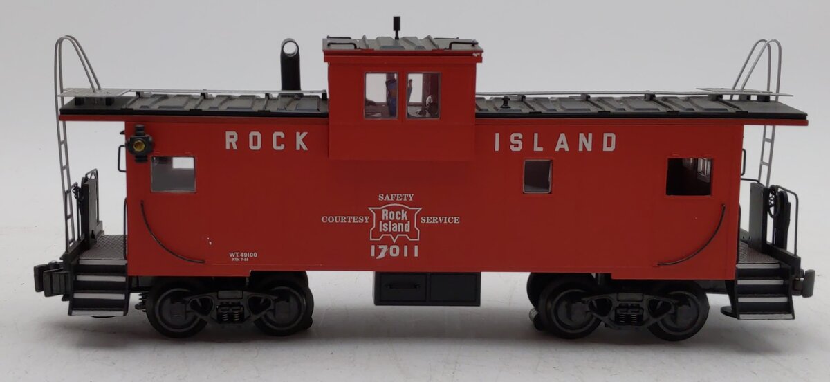 K-Line K613-1391 O Gauge Rock Island Extended Vision Caboose #17011 LN/Box