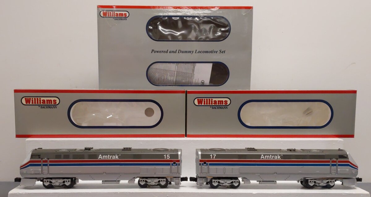 Williams 22801 Amtrak Genesis Phase 3 Diesel Locomotive AA Set