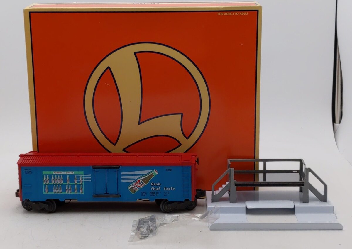 Lionel 6-16777 O Gauge Lionel Cola Operating Car and Platform LN/Box