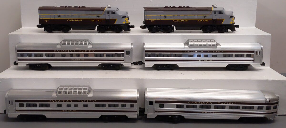 Lionel 6-21759 O Gauge Postwar Canadian Pacific F3A-A Diesel Passenger Set LN/Box