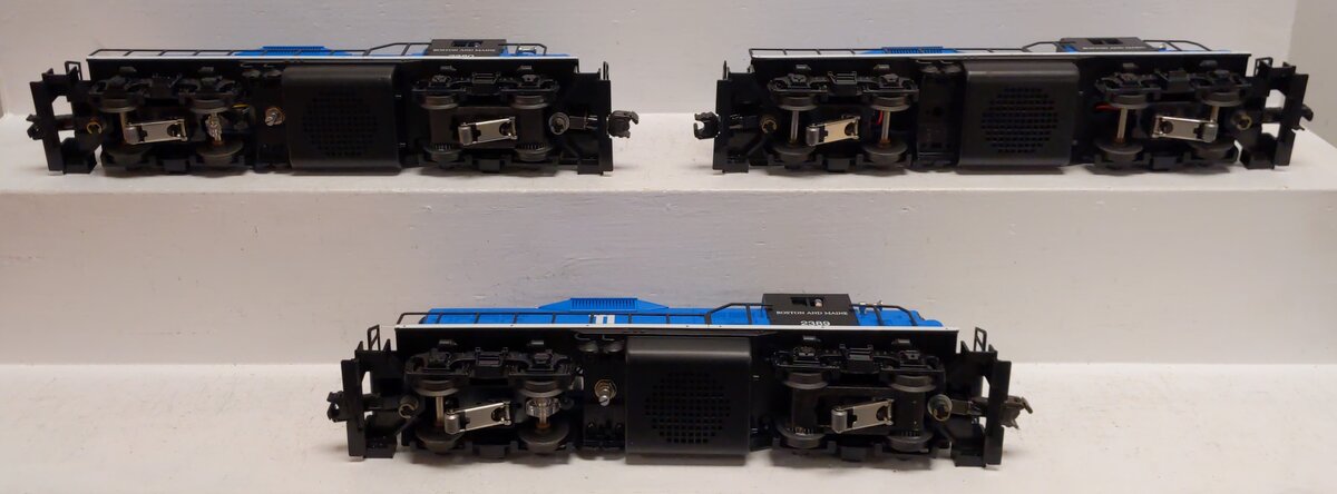 Lionel 6-11843 O Gauge Boston & Maine Diesel Lash-up Set #2380, 2381, 2389 LN/Box
