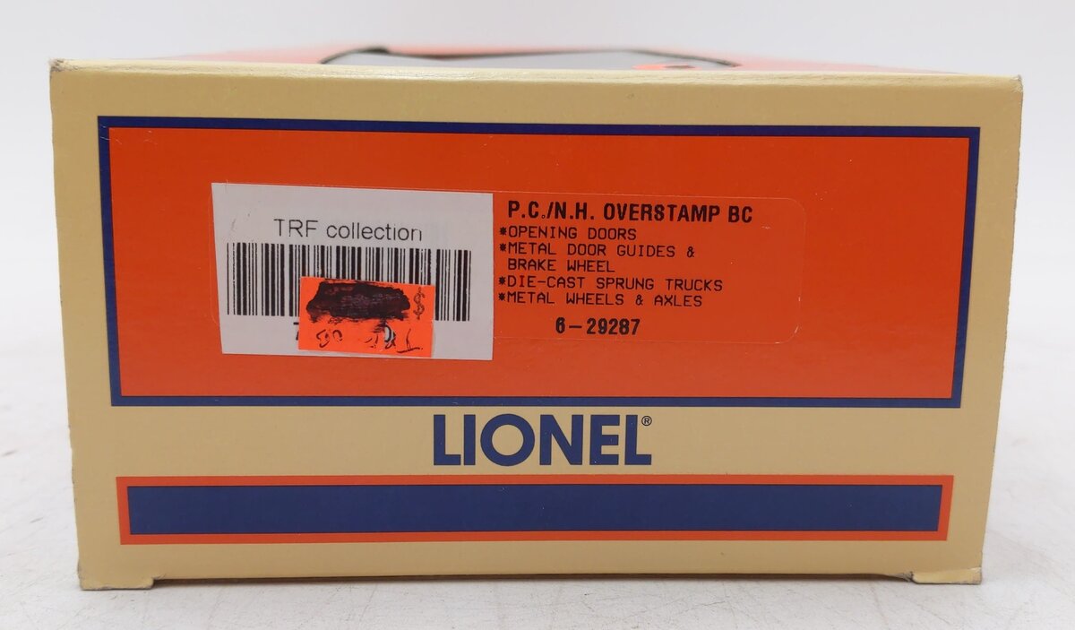 Lionel 6-29287 O Gauge NH/PC Boxcar (Overstamped) # 6464-29X LN/Box