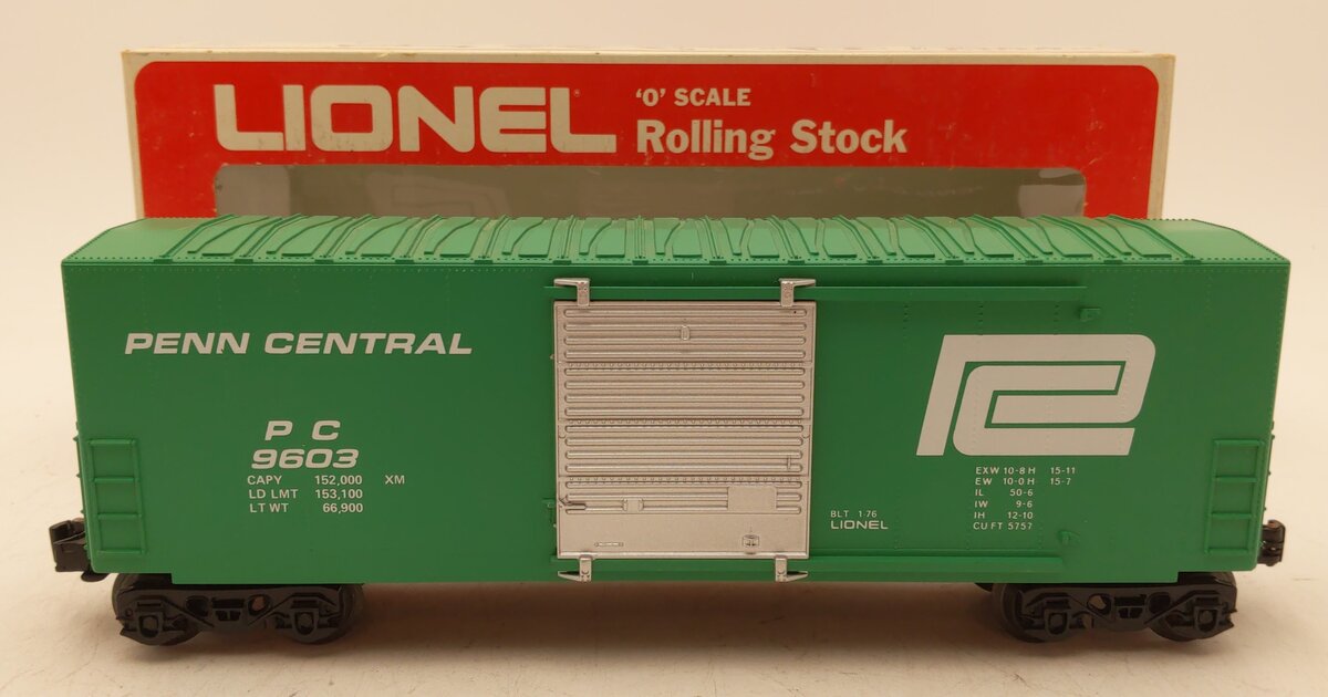 Lionel 6-9603 O Gauge Penn Central Hi-Cube Boxcar #9603 LN/Box