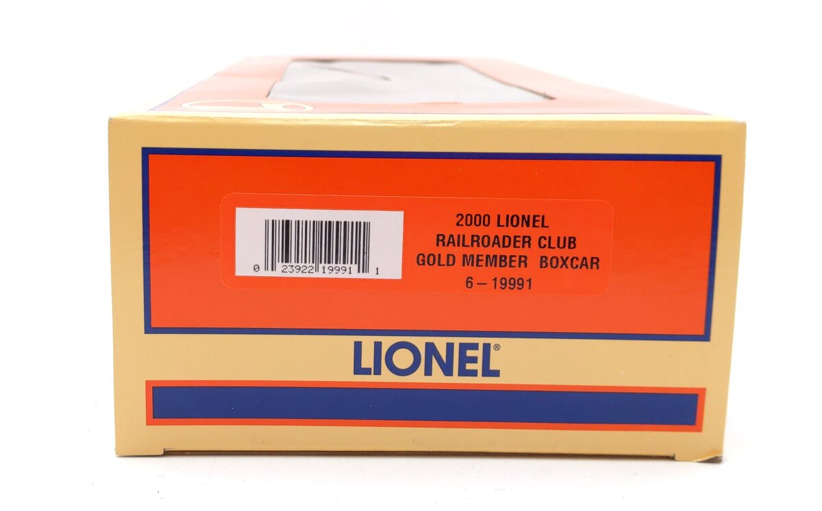 Lionel 6-19991 O Gauge LRRC Gold Member Box Car LN/Box