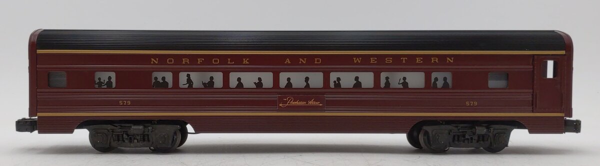 Lionel 6-9564 O Gauge Norfolk & Western Aluminum Passenger Car #579 LN/Box
