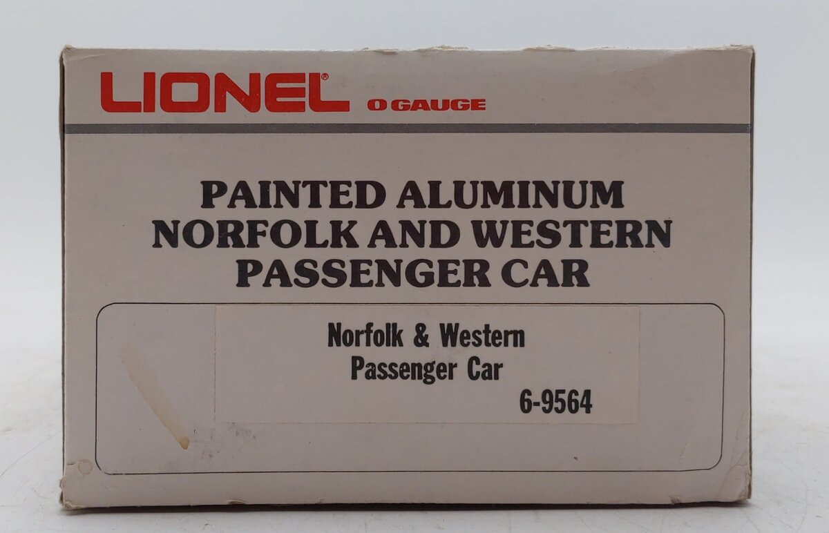 Lionel 6-9564 O Gauge Norfolk & Western Aluminum Passenger Car #579 LN/Box