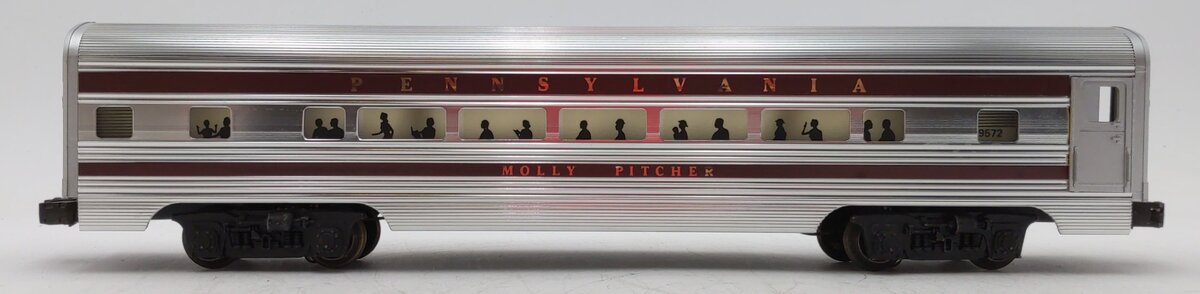 Lionel 6-9572 O Gauge Pennsylvania "Molly Pitcher" Aluminum Coach Passenger Car LN/Box