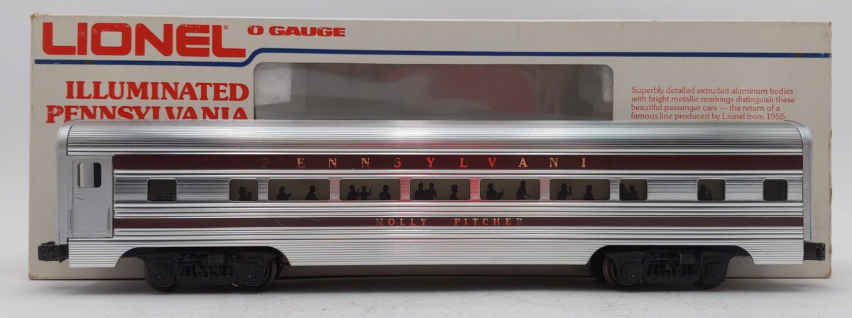 Lionel 6-9572 O Gauge Pennsylvania "Molly Pitcher" Aluminum Coach Passenger Car LN/Box
