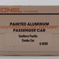 Lionel 6-9590 O Gauge Southern Pacific Daylight Illuminated Aluminum Combo Car LN/Box